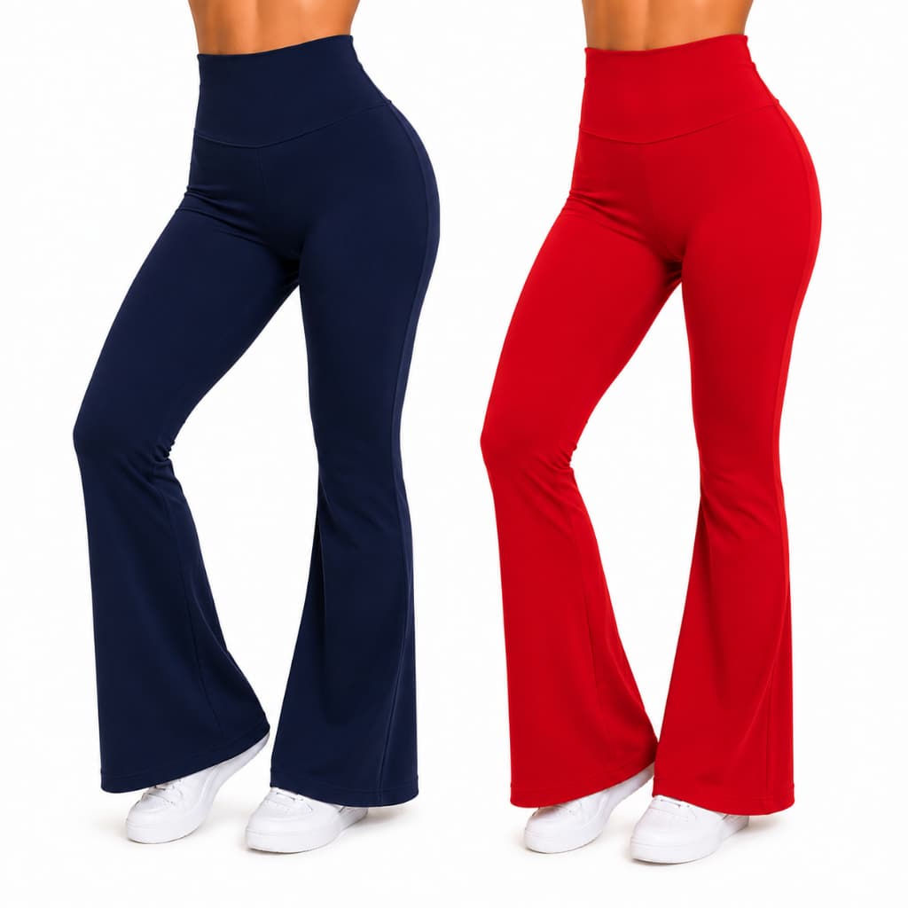 Calça Feminina Academia Suplex Premium Cós Alto