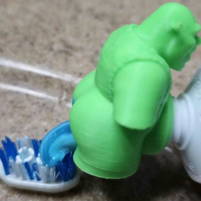Tampa de Pasta de Dente Shrek com Design Divertido para o Banheiro