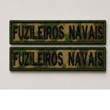Tarjeta Fuzileiros Navais do Multipropósito - Tarjeta FN Bordada Com Velcro