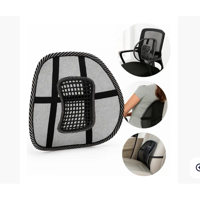 Apoio Lombar Ergonômico - Corrigir Postura, Alívio de Dores, Material Leve e Arejado