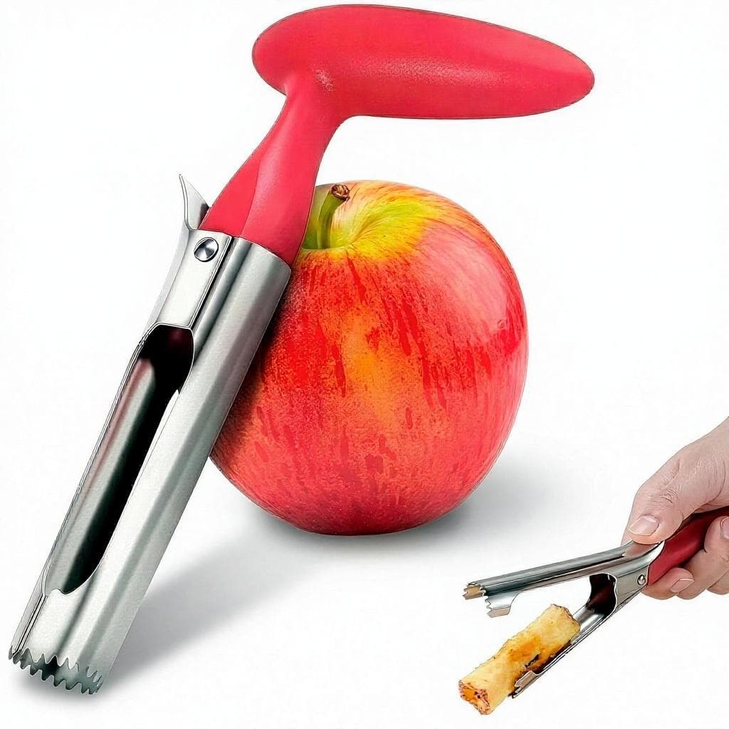 Removedor Caroço Maçã Aço Inox Descaroçador Frutas Manual Cortador Removedor De Sementes