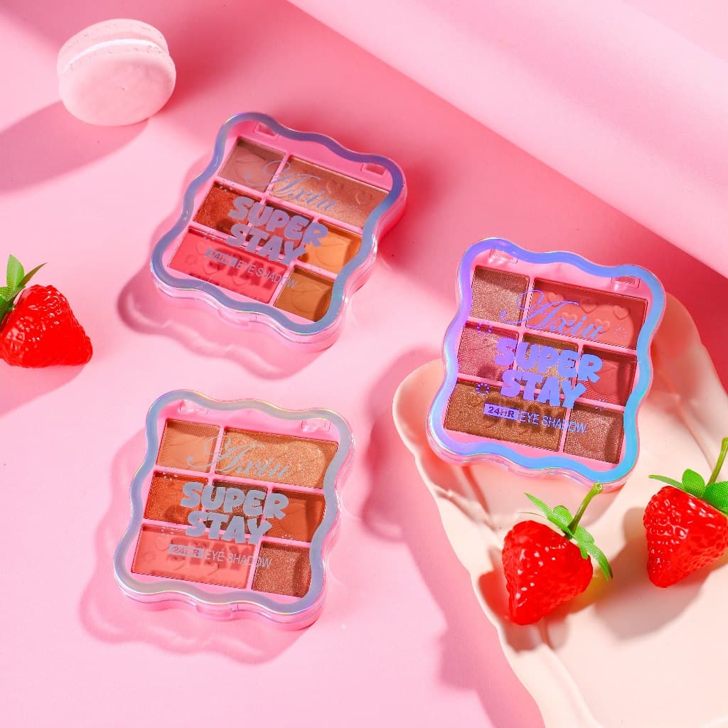 🌸Axiu-n🌸 maquiagem paleta sombras rosa pó glitter paleta de sombras marrons Tons De Terra