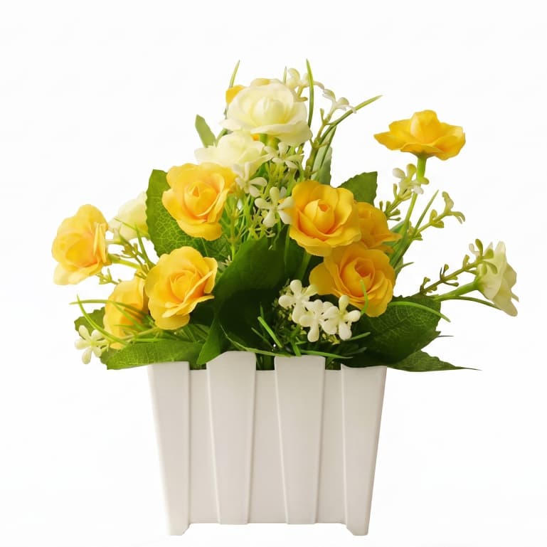 Planta Artificial Arranjo De Flores