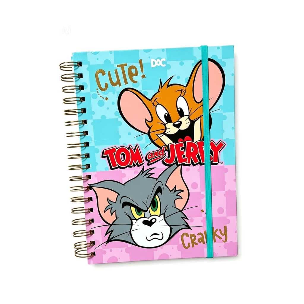 Caderno Colegial Smart Dac Inteligente Tom &Jerry 10 Materias 80 folhas
