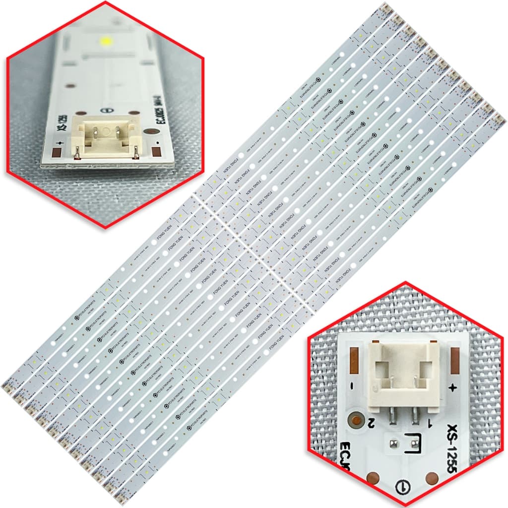 22 Barras de Led Kit Para TV TV55EX600B TNP4G623-1