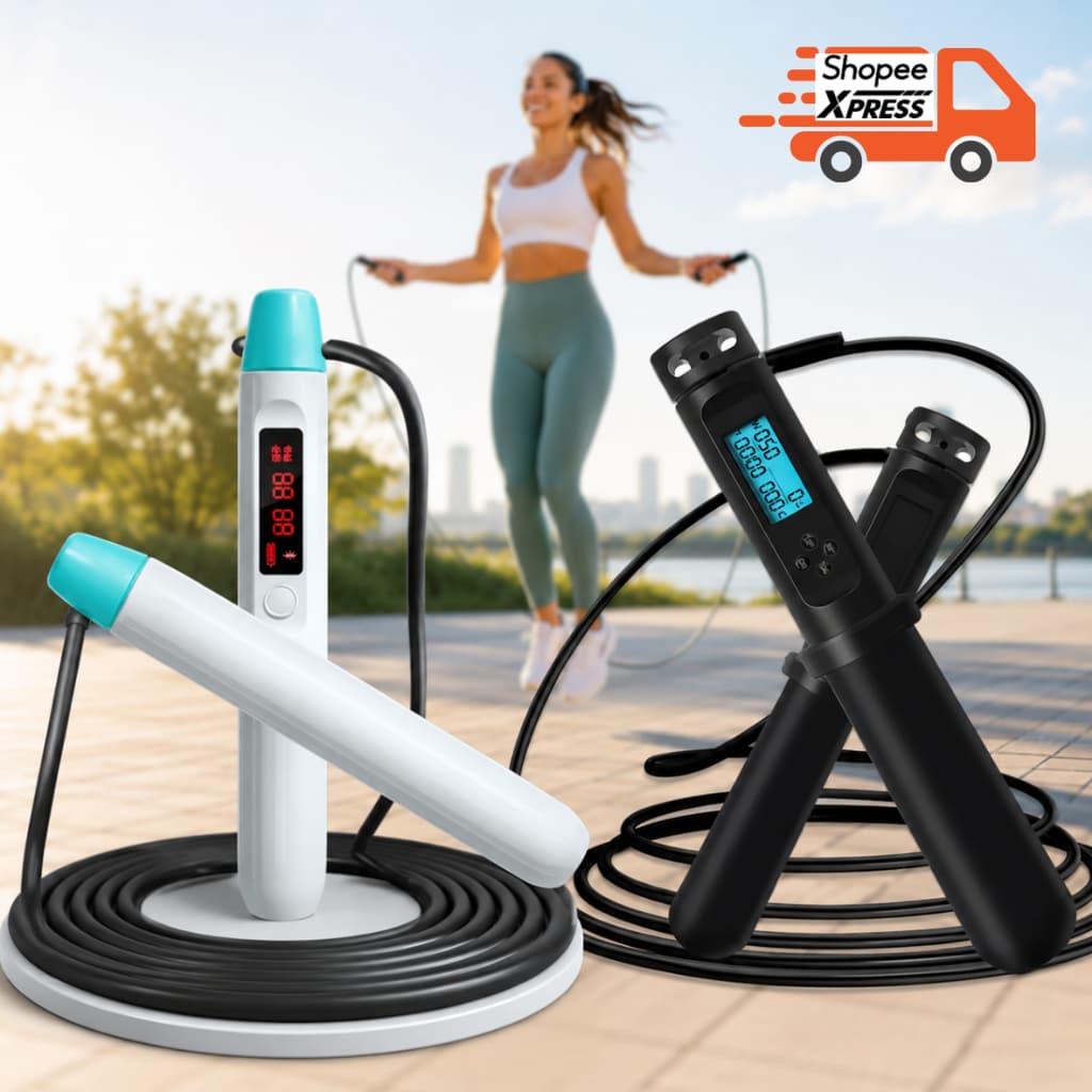 Corda De Pular Com Contador Digital e Rolamento X-MATTE