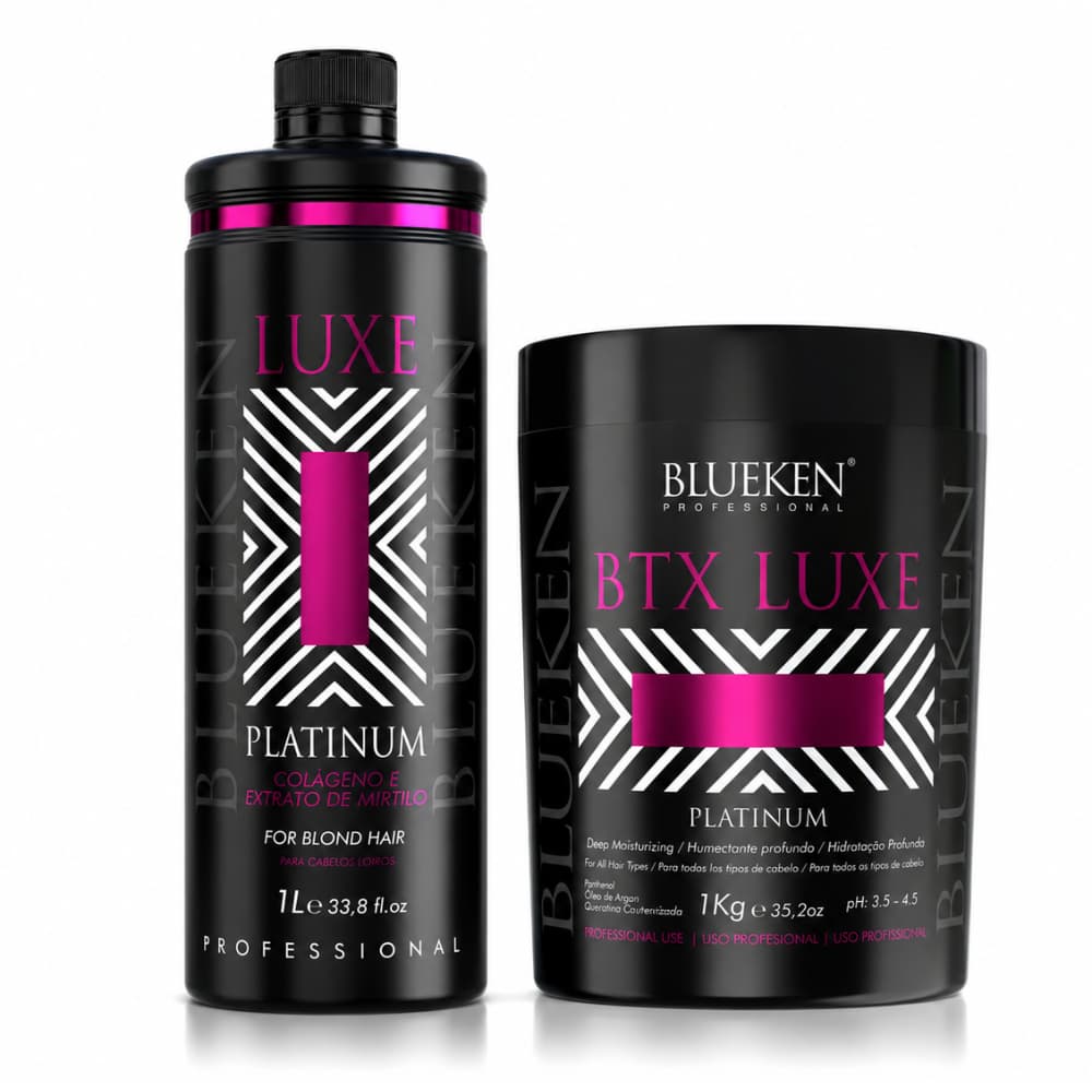 Luxe Platinum Blueken 1L + BTX Luxe Platinum 1Kg  ORIGINAL