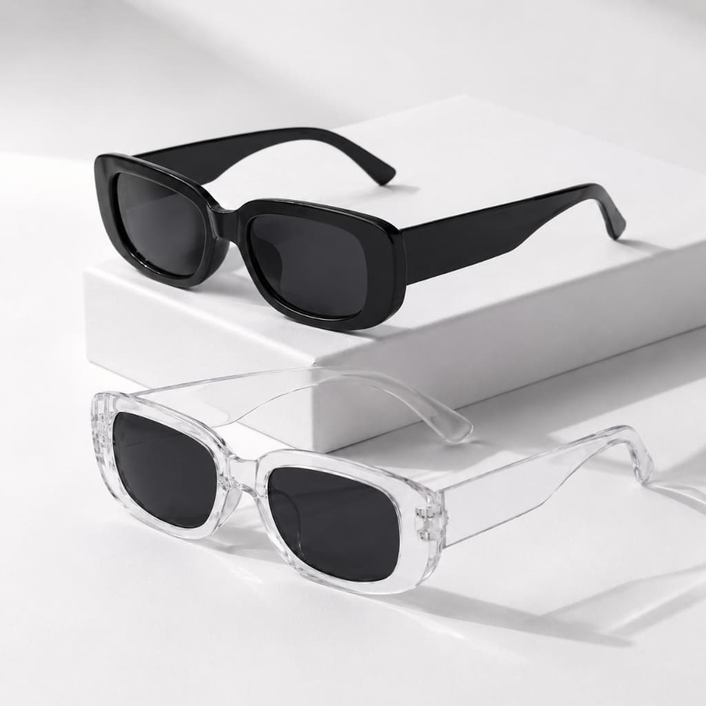Óculos de Sol Retrô Vintage Unissex TikTok Feminino Masculino