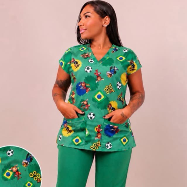 Scrub Pijama Cirúrgico/Hospitalar BATA DO BRASIL, POUCAS UNIDADES