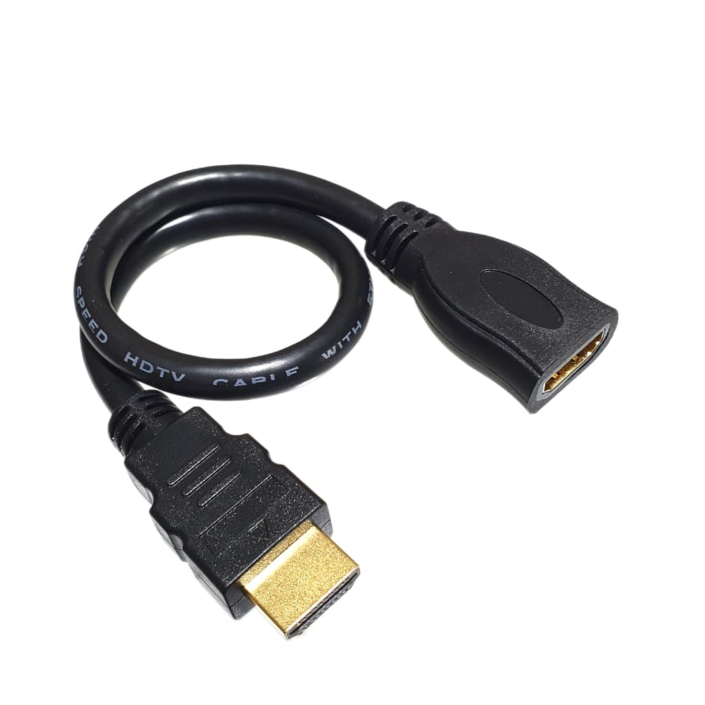 Extensor Hdmi Macho x fêmea curto 23 Centímetros