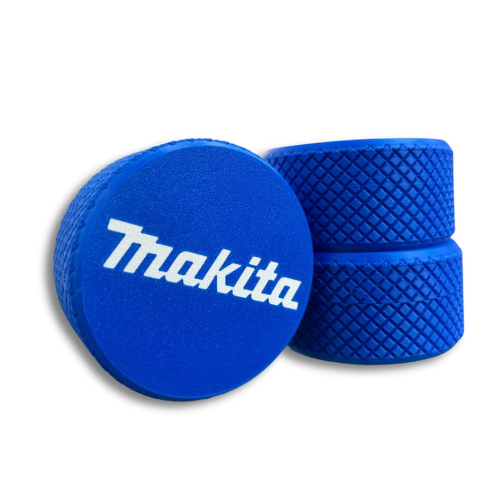 KIT 3 PORTA PARAFUSO RECIPIENTE POTE ORGANIZADOR PARAFUSO PREGOS MAKITA ROSQUEAVEL AZUL