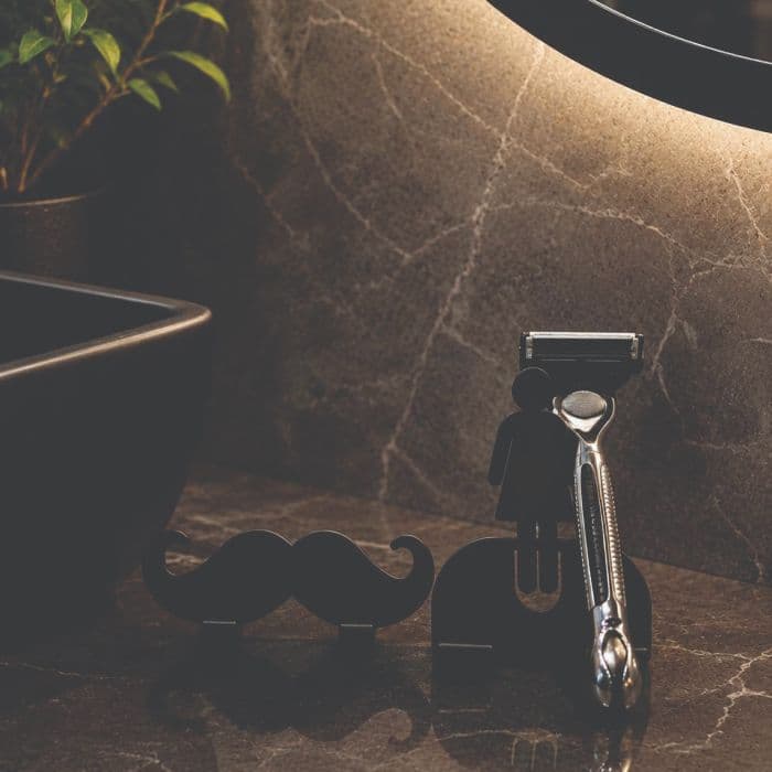 Suporte De Lâmina De Barbear Dele Dela Conjunto Kit Feminino Masculino Parede Banheiro Organizador