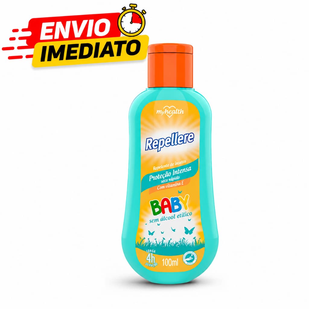 Repelente Loção Repellere Baby 100ml - My Health Proteção Contra Insetos e Mosquitos