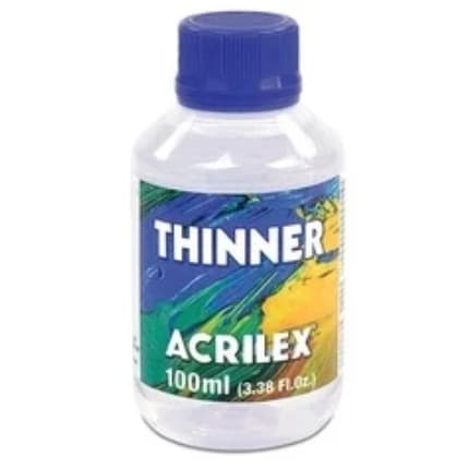 Thinner 100ml Acrilex Diluente para Vernizes Original