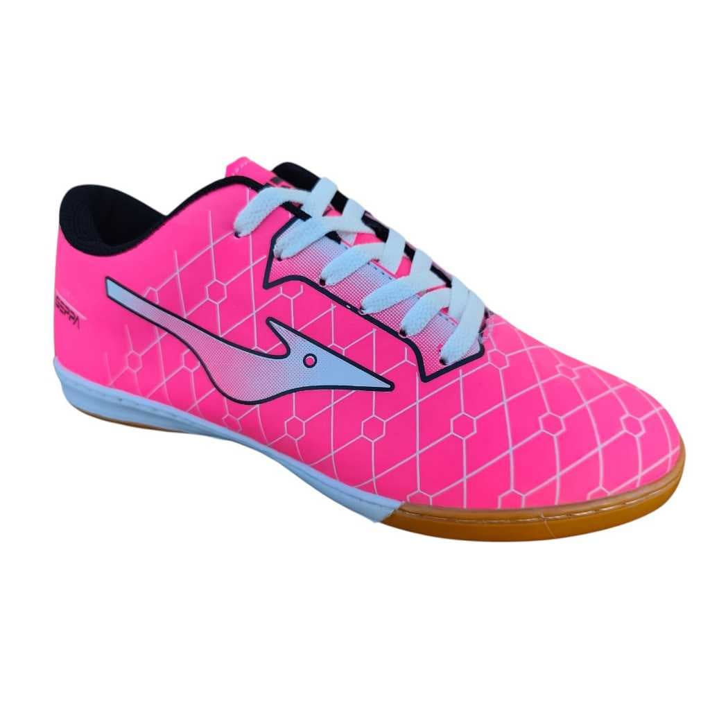 CHUTEIRA TENIS FUTSAL NU ROSA QUADRA SALAO ESPORTE AR LIVRE FUTEBOL