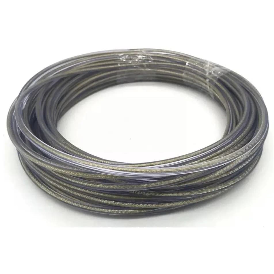 🧵 Cabo de Aço Revestido PVC 4mm para Varal 18m