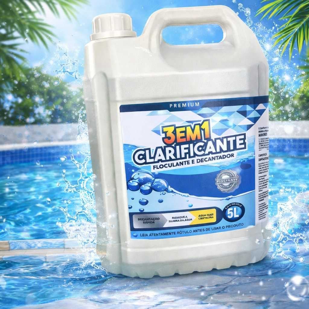 Clareador de Piscina 3 em 1 Magia para uma Água Incrível 5 L