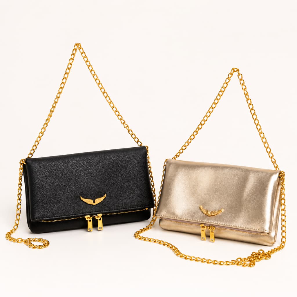 Bolsa Feminina Kit 2 Peças Premium Luxo Ombro Transversal Mais Vendidas