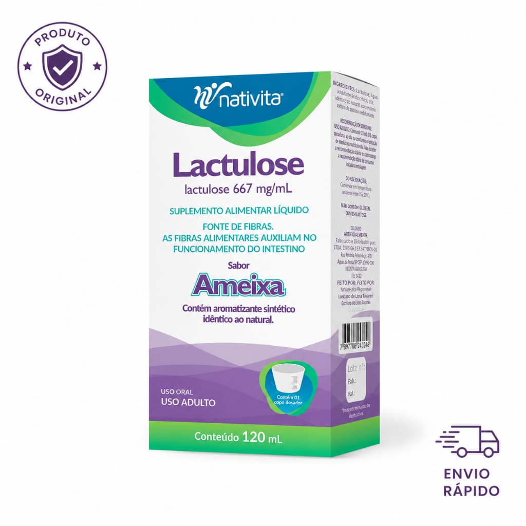 Suplemento Alimentar Regulador Intestinal 120ml Sabor Ameixa