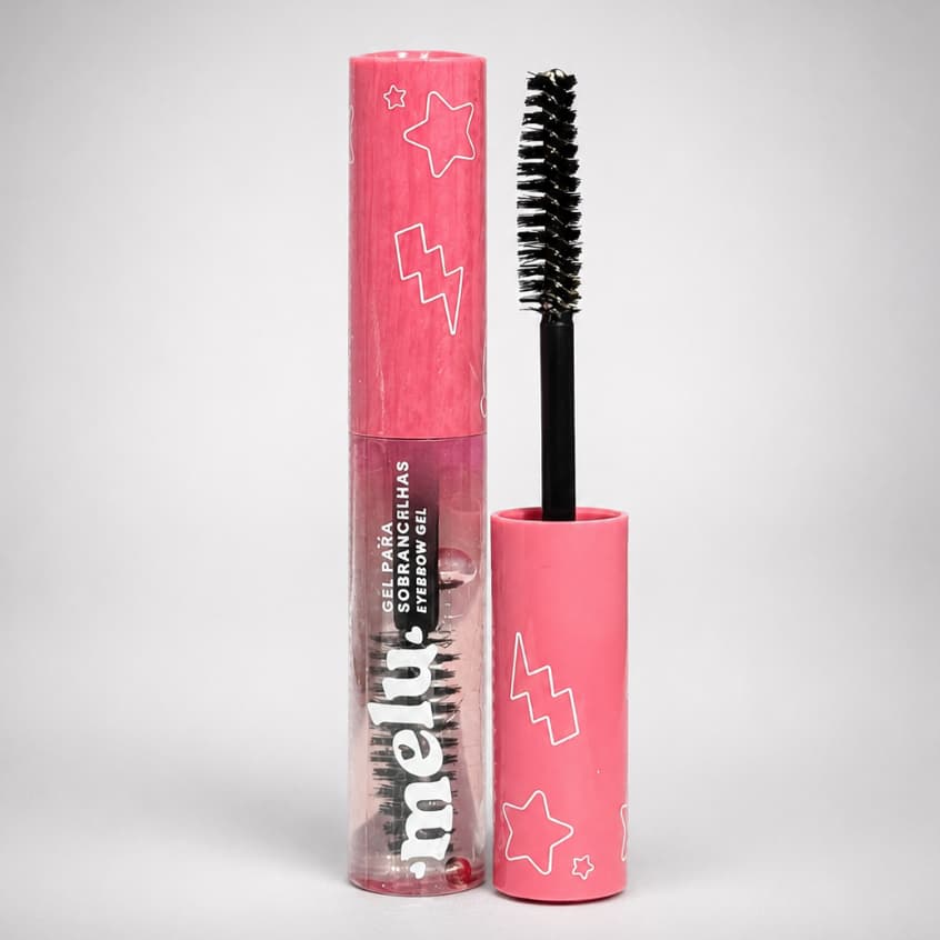 Gel Sobrancelhas Melu Ruby Rose Fixador Modelador Incolor Brow Gel Maquiagem