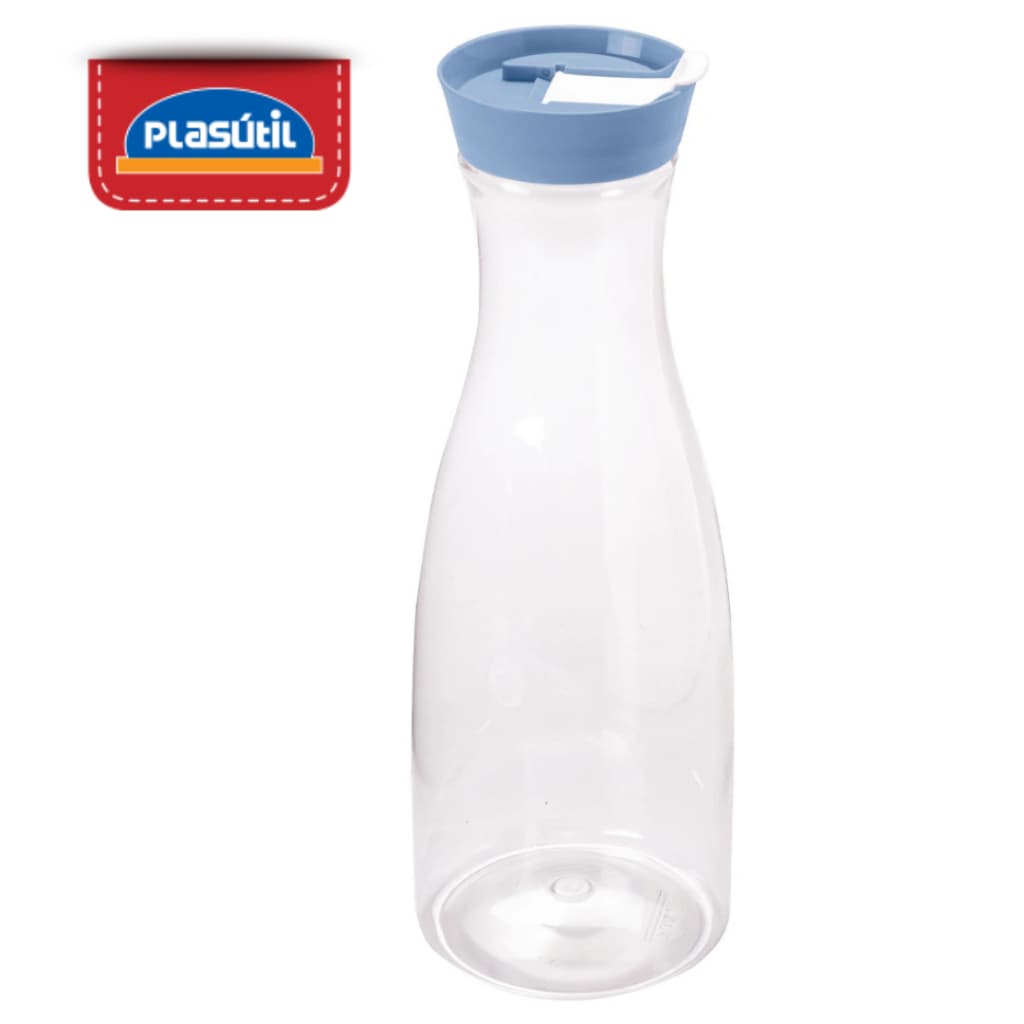 Jarra Garrafa Plástica Água Suco Geladeira 1,8L New York Plasútil