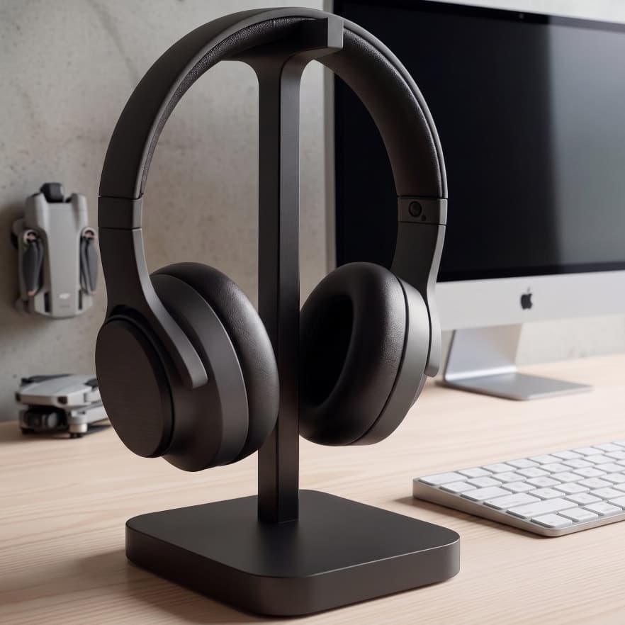 Suporte De Mesa Para Headset Fone Gamer Universal Organizador Setup PC Console Home Office