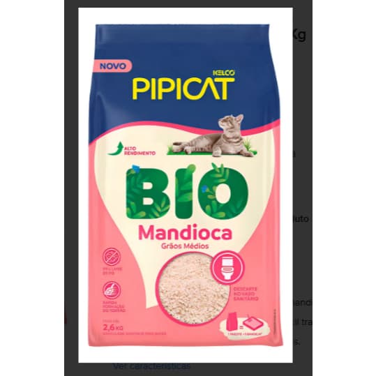 Pipicat Bio Mandioca 2,6kg
