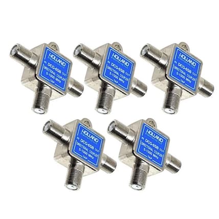 5 Tomada Tap passagem antena coletiva divisor 1x2 Tv a Cabo 1