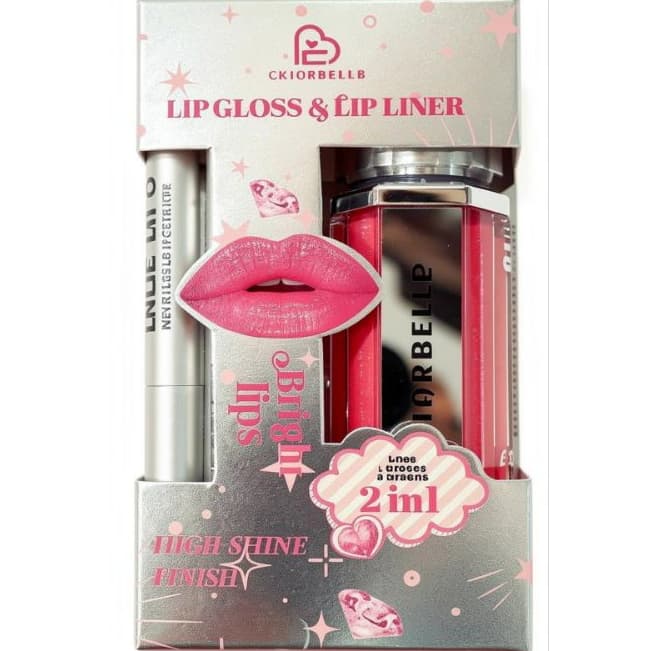 Gloss lábia com lápis contorno