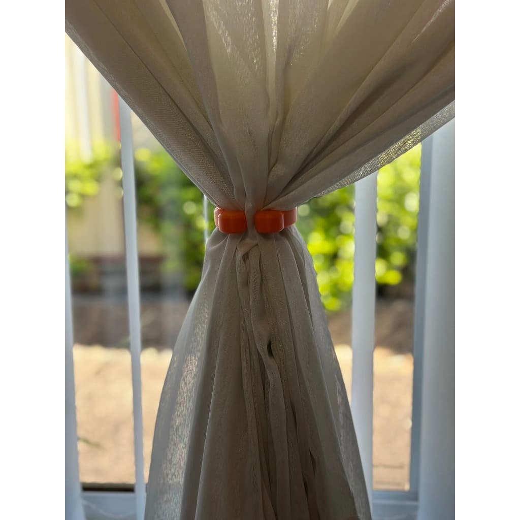 Prendedor De Cortina Argola Moderno Prático Encaixe Par - casa decorada