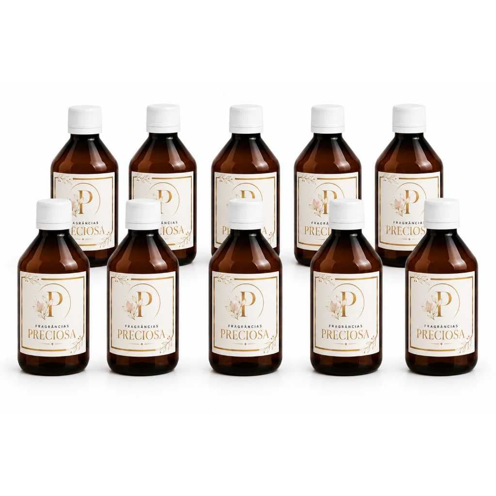 Kit 10 Essências Aromáticas Lipossolúveis 100ml cada - Para Velas, Sabonetes, Difusores - Mais de 250 Opções!