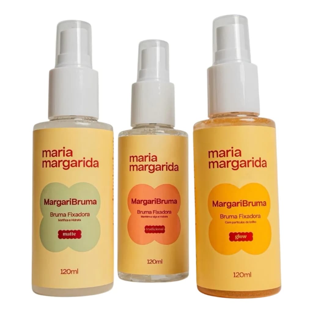 Bruma Fixadora Margaribruma Tradicional Matte Glow Maria Margarida Original