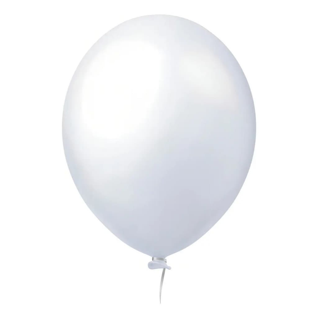 Bola Soprar Liso N.8 C/50 Branco - Festball