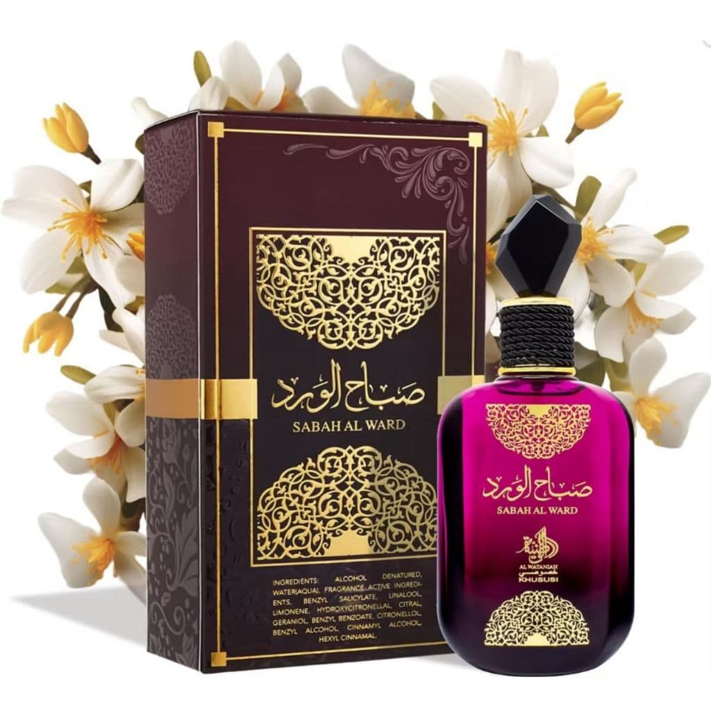Sabah Al Ward Eau de Parfum – Perfume Árabe Floral de Longa Duração