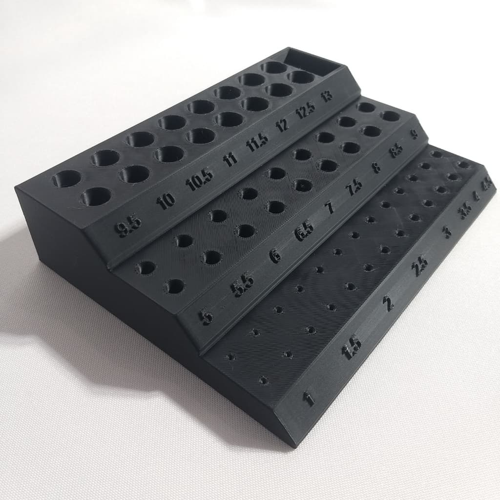Suporte Organizador Porta Brocas Plástico Reforçado 1 A 13mm