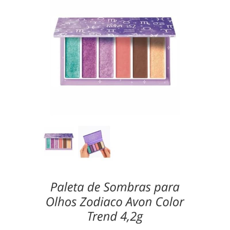 Paleta De Sombra Color Trend Zodíaco Avon.