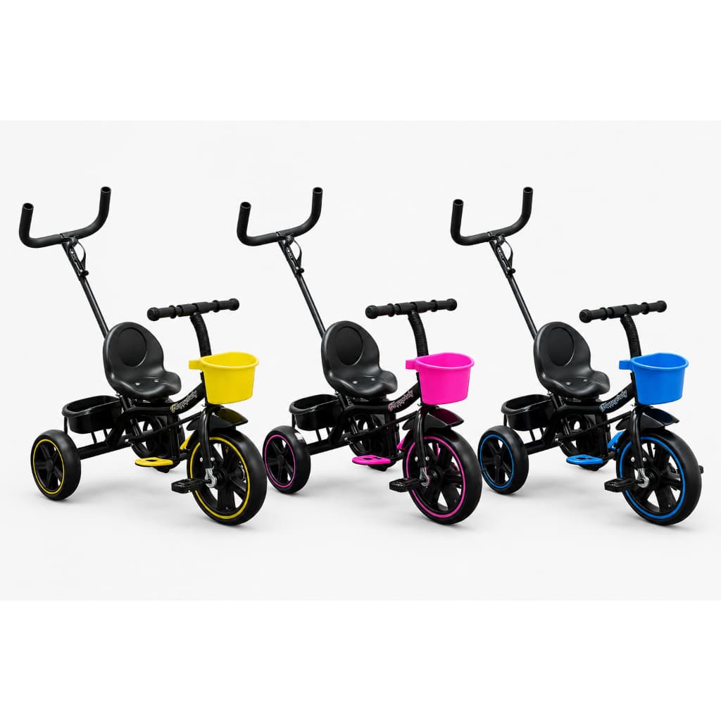 Bicicleta andador triciclo infantil 03 rodas com cestinha Resistente, Divertido e Ergonômico Menino Menina 1 2 3 Anos