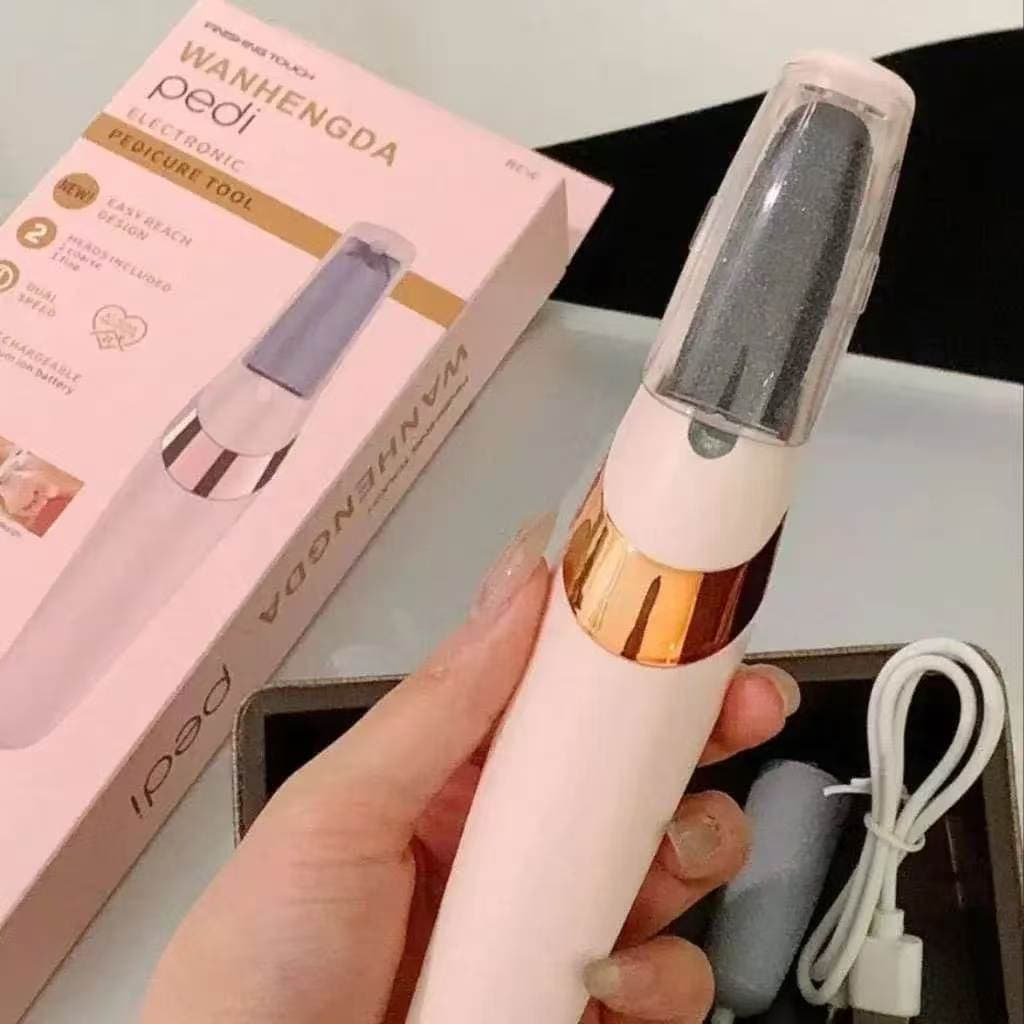 Lixador de Pé Elétrico Recarregável - Elimina Calos com Fácil Uso e Design Ergonômico
