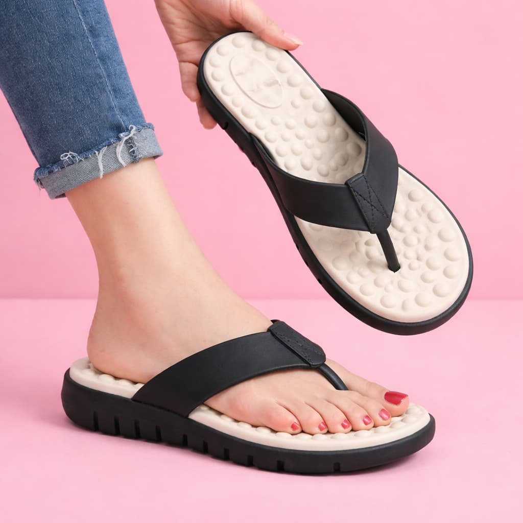 Chinelo Feminino Ortopédico Rasteirinha Anatômica Macia Confortável Para Esporão