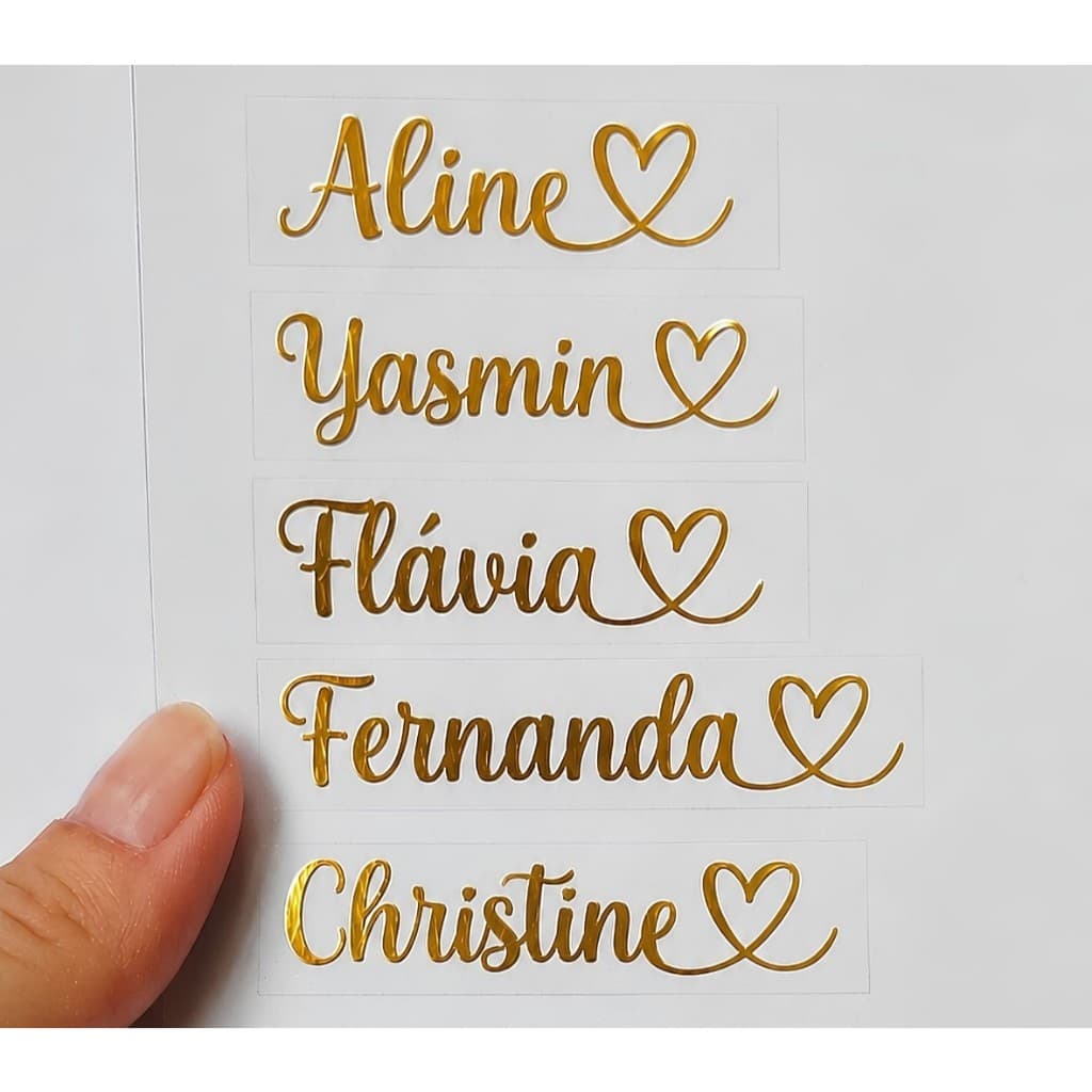 Nome Personalizado Termocolante Adesivo Porta Joias Bolsas Ferro Passar Logo 15 anos Casamento Festa Lembrancinha Tecido