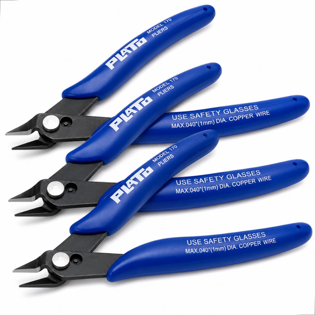 Alicate De Corte Rente E Diagonal Corte Ultra Preciso Top Azul
