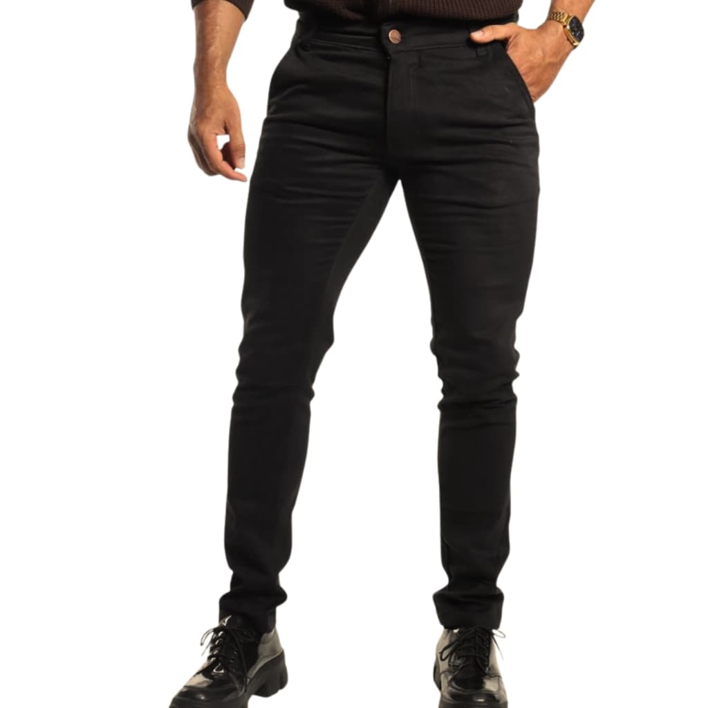 Calça Sarja Masculina Slim Fit Premium Com Elastano Confortável