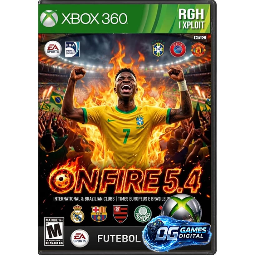 Pendrive Onfire 5.4 ATT. MAIO Copa 26 Futebol Brasileirao