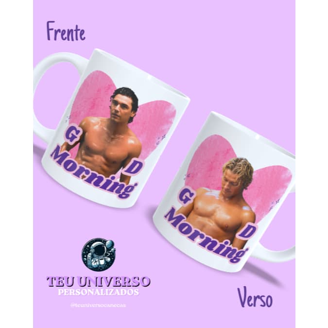 Caneca Good Morning – Garrett Graham, Dean e John Logan | Inspirada em Off Campus – Amores Improváveis
