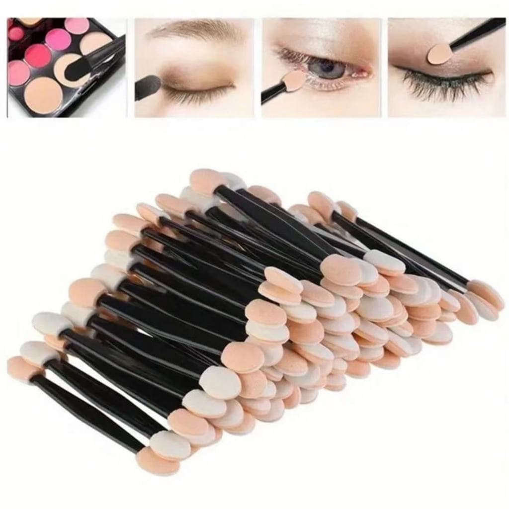 Kit 72/144UN Aplicador De Sombra Pó Cromado Pó Holográfico Maquiagem Nails art