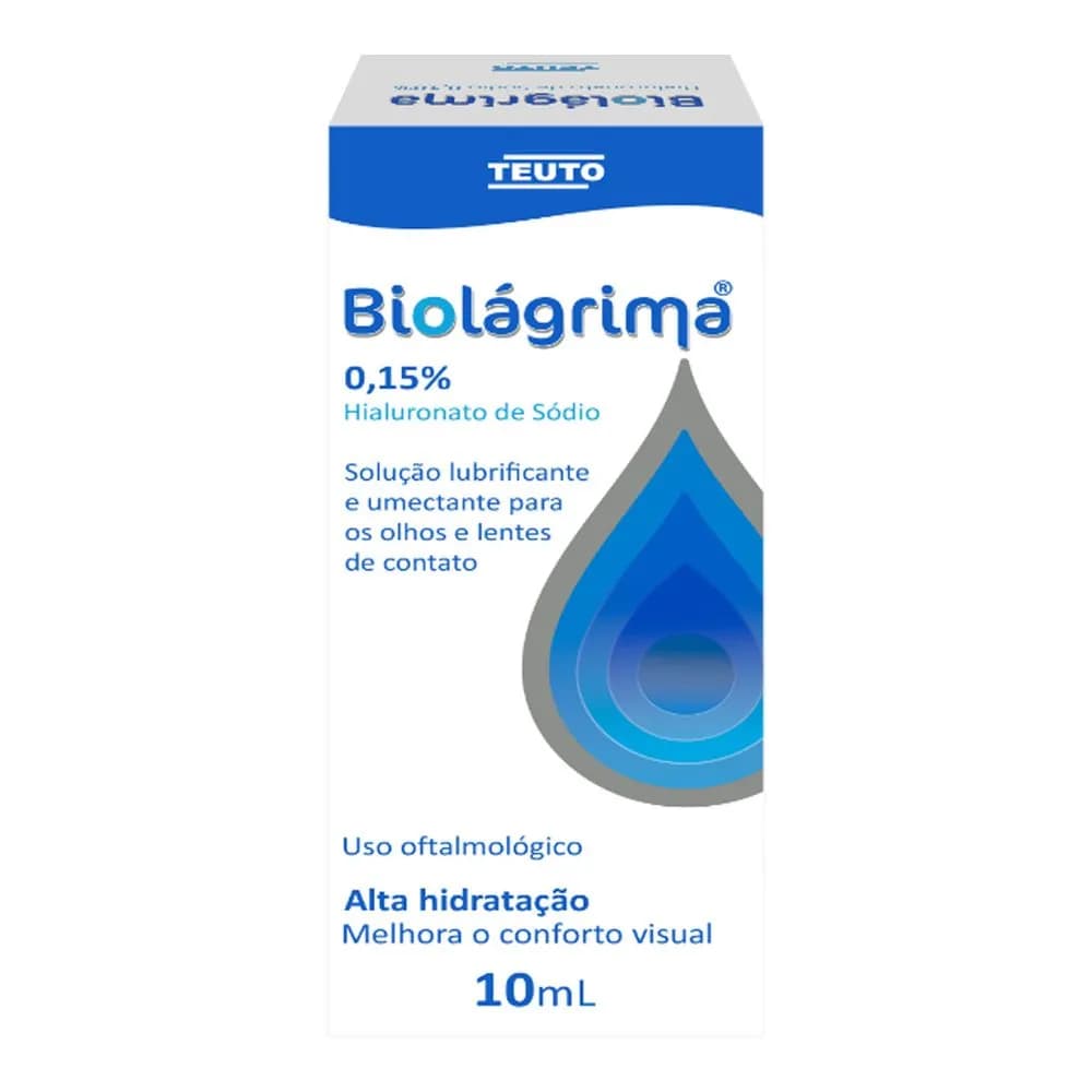 Colírio Biolágrima Hidrata E Lubrifica Olhos / Lentes 10ml