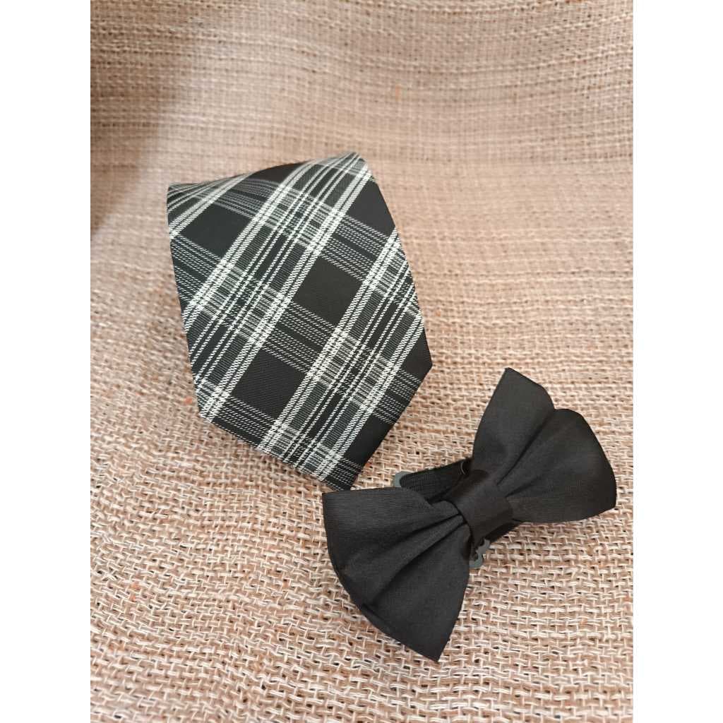 Kit Pai e Filho - Gravata Adulto e Gravata Borboleta Infantil