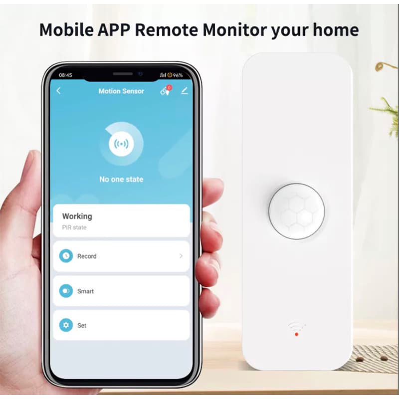 Tuya inteligente sensor corporal humano smart home linkage WiFi ultra longa vida de bateria