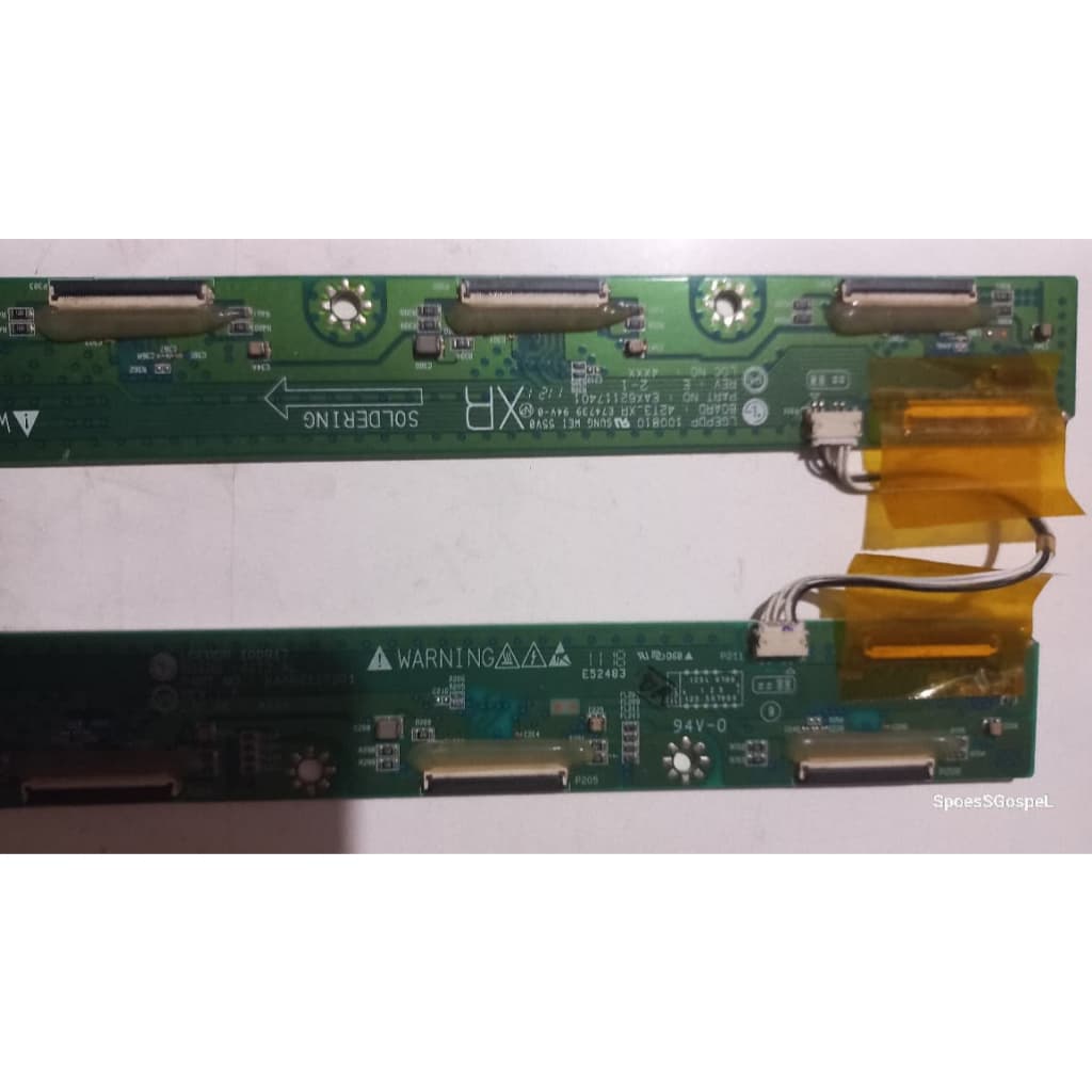 Placas Buffer 42t3 Xl E Xr Eax62117301 E 7401 LG 42pt250r-ta