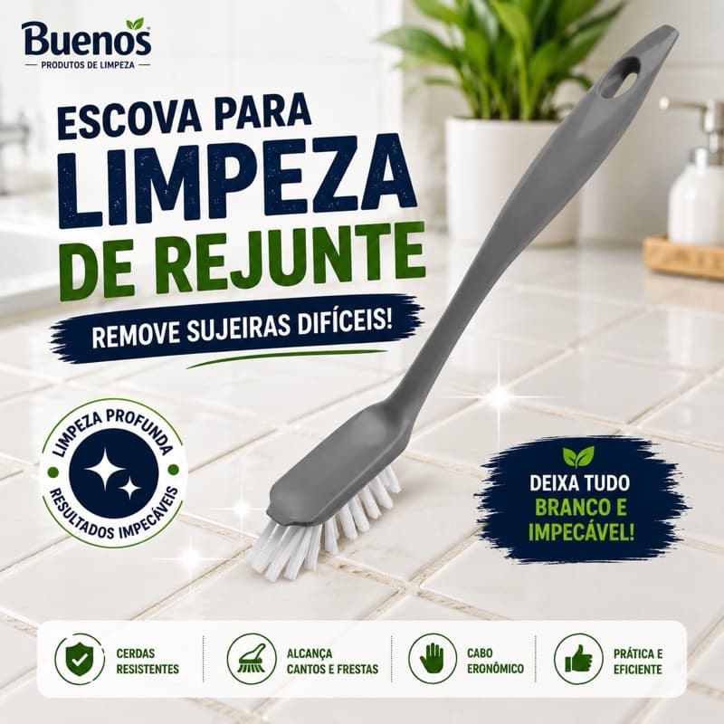 Escova Limpa Rejunte Multiuso Frestas Cantos Azulejos Cozinha Banheiro